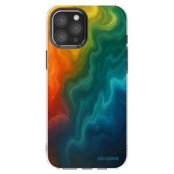 Picasee husă transparentă din silicon pentru Apple iPhone 12 Pro Max - Solar