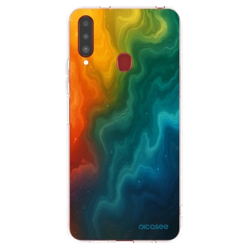 Picasee husă transparentă din silicon pentru Samsung Galaxy A20s - Solar