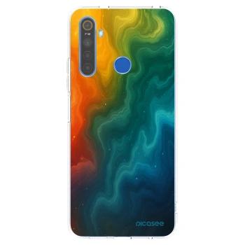 Picasee husă transparentă din silicon pentru Realme 5 - Solar