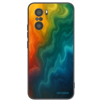 Picasee husă neagră din silicon pentru Xiaomi Poco F3 - Solar