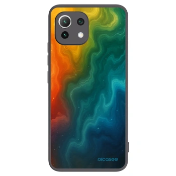 Picasee husă neagră din silicon pentru Xiaomi 11 Lite 5G NE - Solar