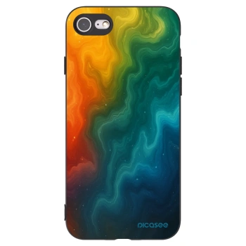 Picasee husă neagră din silicon pentru Apple iPhone SE 2022 - Solar