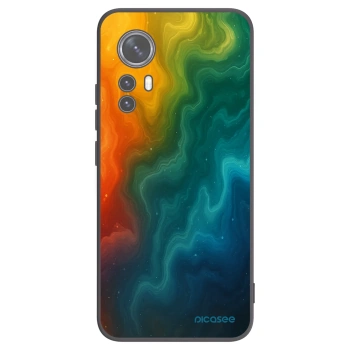 Picasee husă neagră din silicon pentru Xiaomi 12 - Solar