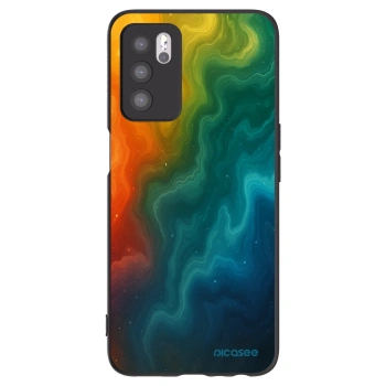 Picasee husă neagră din silicon pentru OPPO A16s - Solar