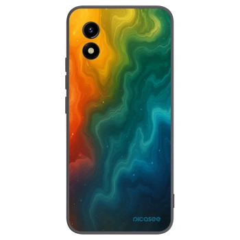 Picasee husă neagră din silicon pentru Vivo Y01 - Solar
