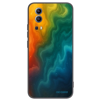 Picasee husă neagră din silicon pentru Vivo Y52 5G - Solar