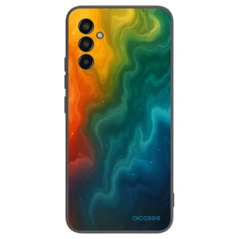 Picasee husă neagră din silicon pentru Samsung Galaxy M13 M135F - Solar