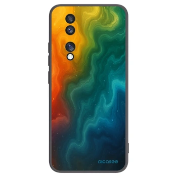 Picasee husă neagră din silicon pentru Honor 70 - Solar