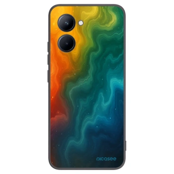 Picasee husă neagră din silicon pentru Realme C33 (2023) - Solar