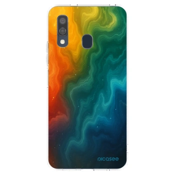 Picasee husă transparentă din silicon pentru Samsung Galaxy A40 A405F - Solar