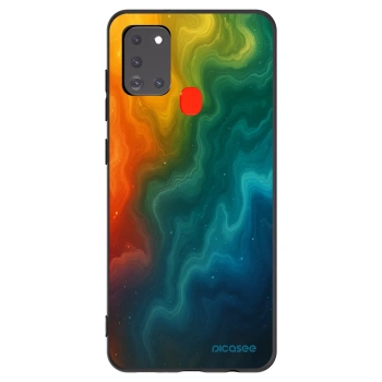 Picasee husă neagră din silicon pentru Samsung Galaxy A21s - Solar