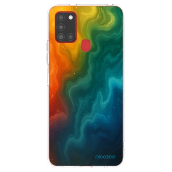 Picasee husă transparentă din silicon pentru Samsung Galaxy A21s - Solar