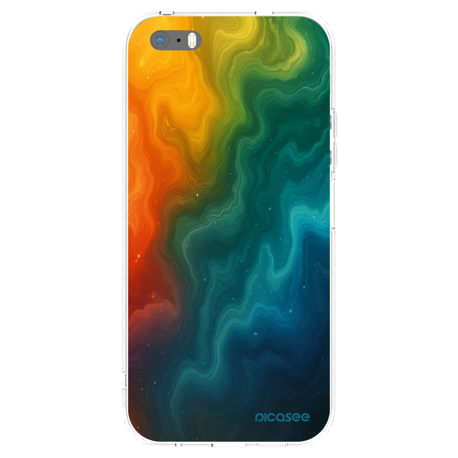 Picasee husă transparentă din silicon pentru Apple iPhone 5/5S/SE - Solar