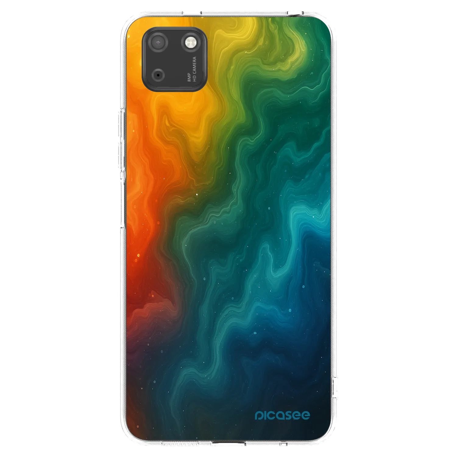 Picasee husă transparentă din silicon pentru Huawei Y5P - Solar