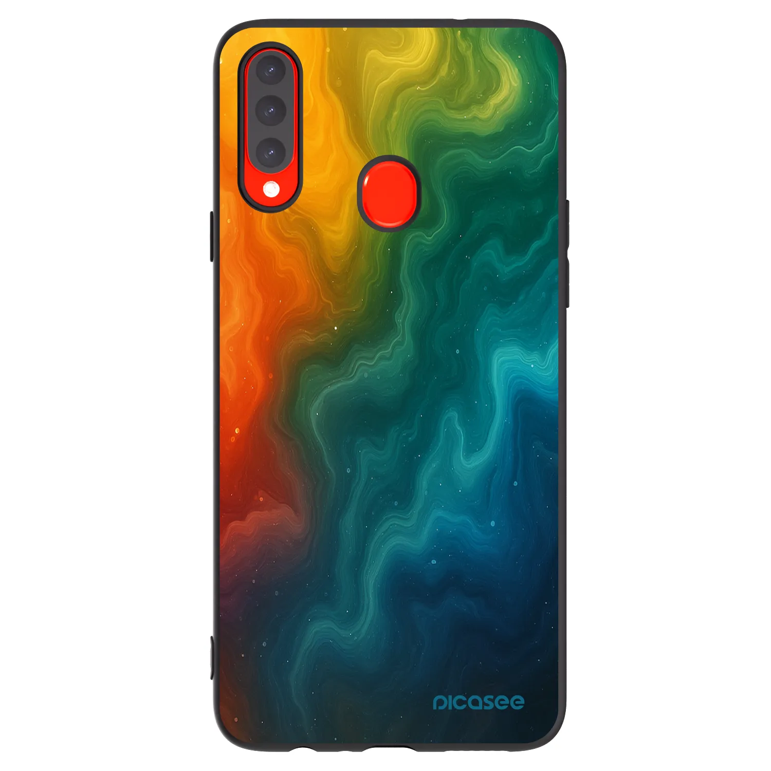 Picasee husă neagră din silicon pentru Samsung Galaxy A20s - Solar
