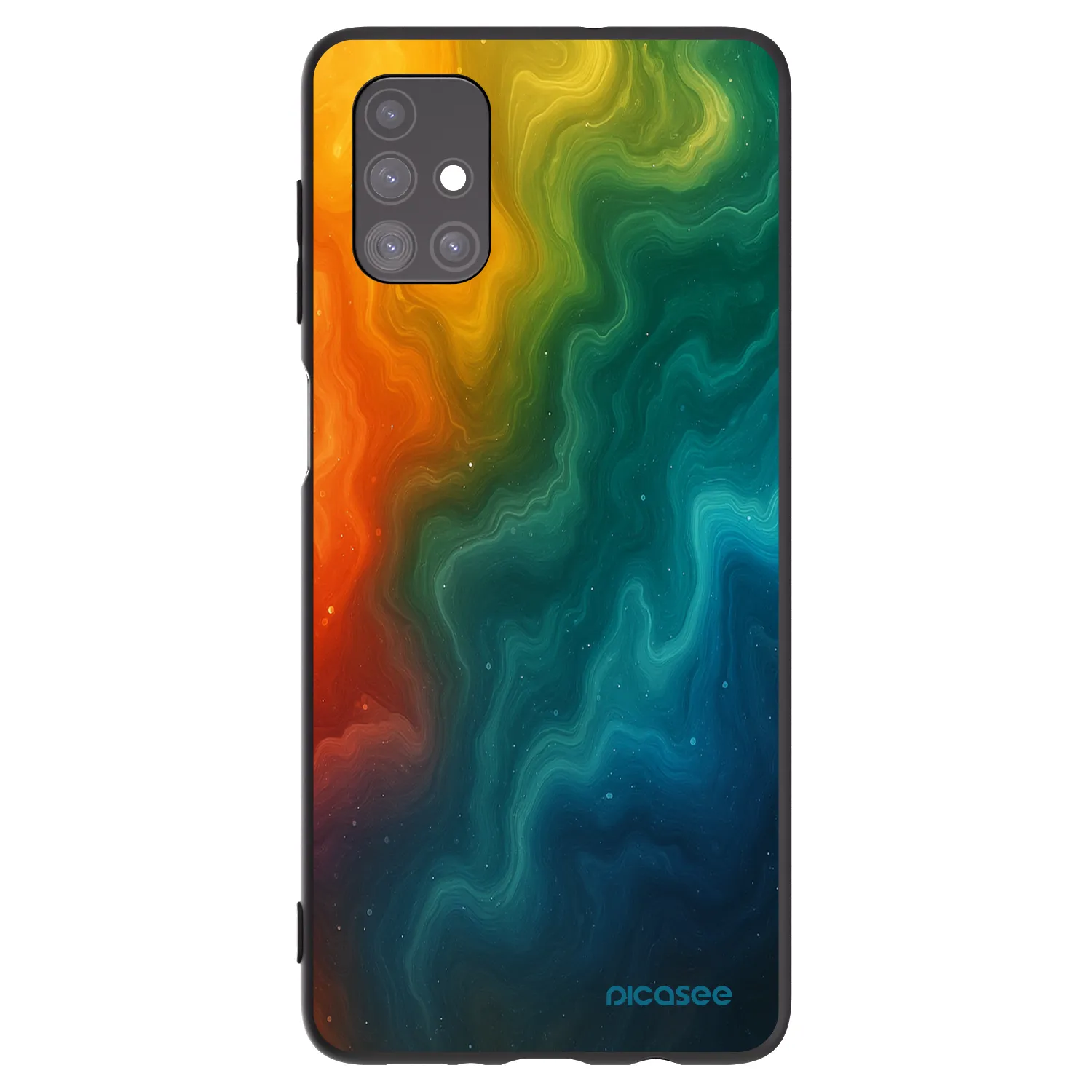 Picasee husă neagră din silicon pentru Samsung Galaxy M51 M515F - Solar