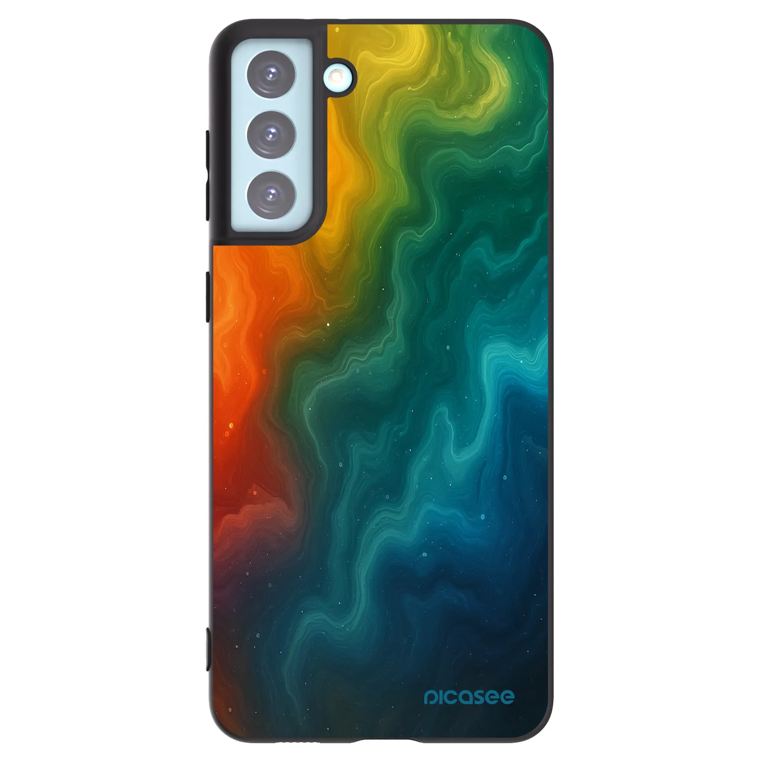 Picasee husă neagră din silicon pentru Samsung Galaxy S21+ 5G G996F - Solar