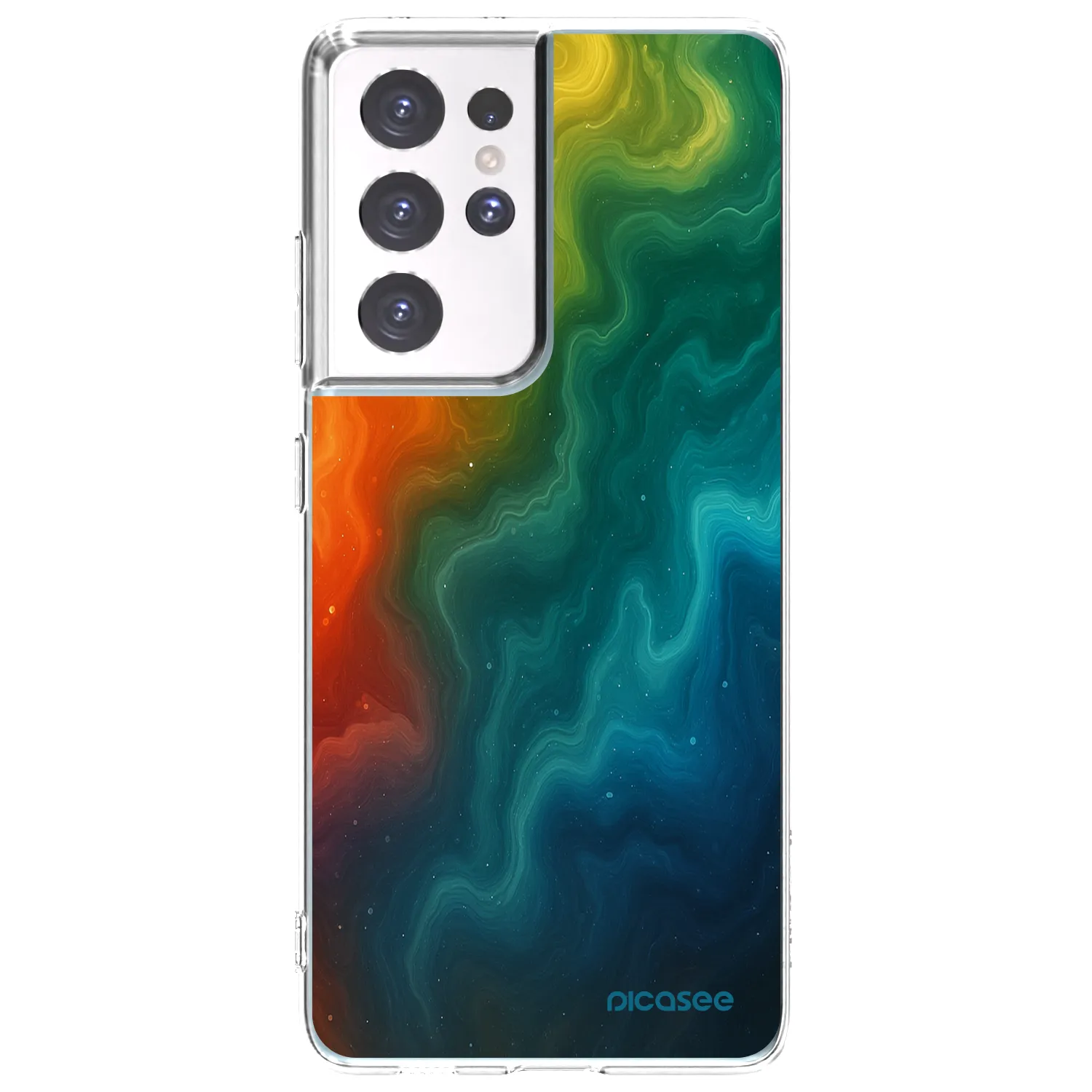 Picasee husă transparentă din silicon pentru Samsung Galaxy S21 Ultra 5G G998B - Solar