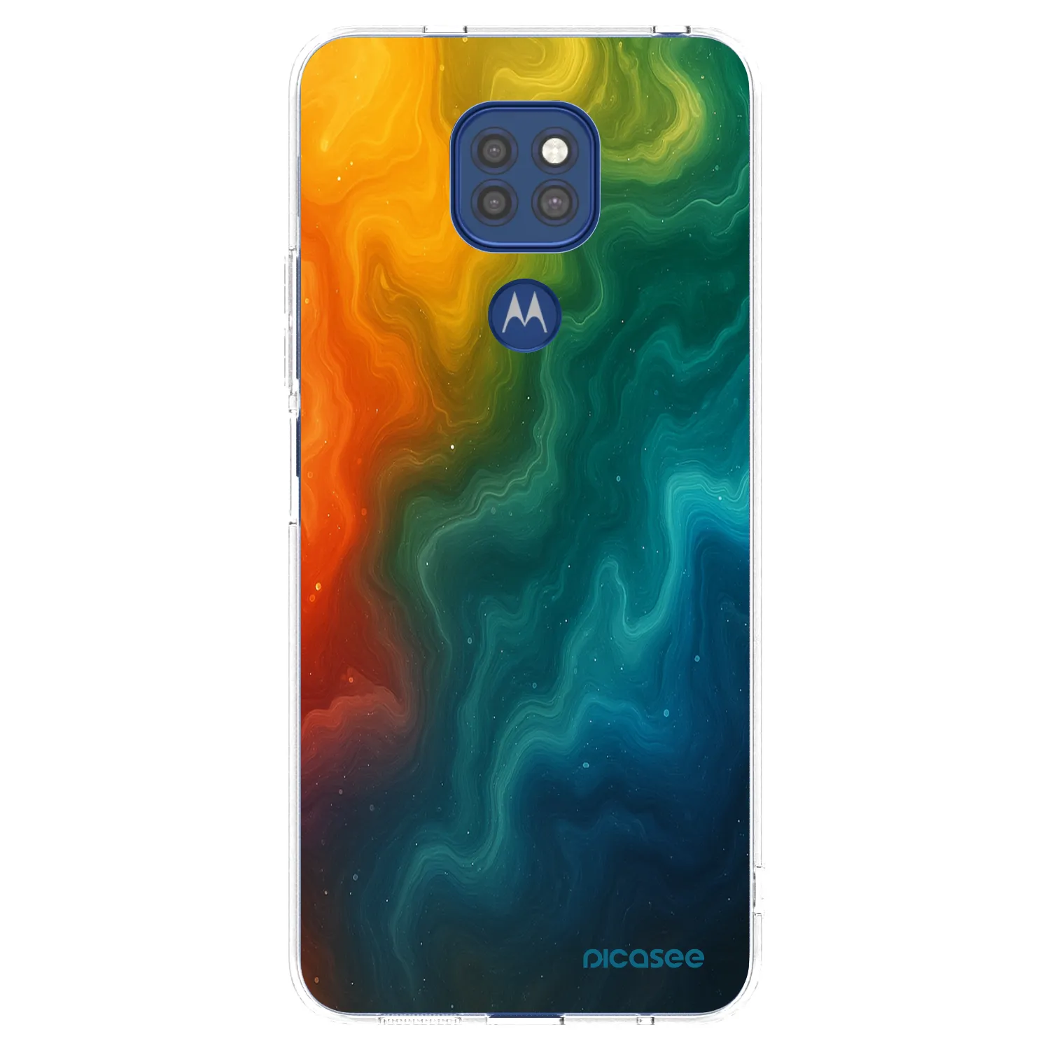 Picasee husă transparentă din silicon pentru Motorola Moto G9 Play - Solar