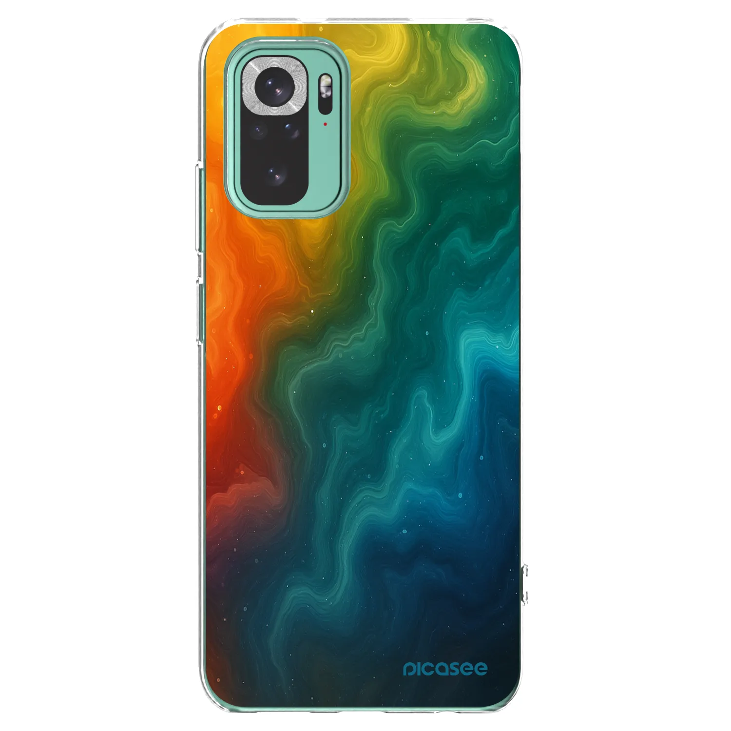 Picasee husă transparentă din silicon pentru Xiaomi Redmi Note 10 Pro - Solar