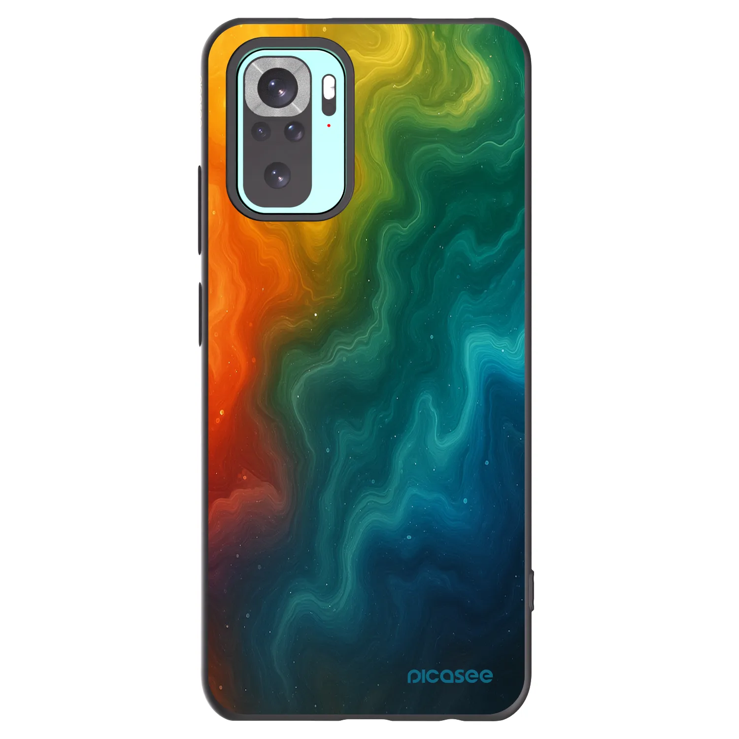 Picasee husă neagră din silicon pentru Xiaomi Redmi Note 10 Pro - Solar