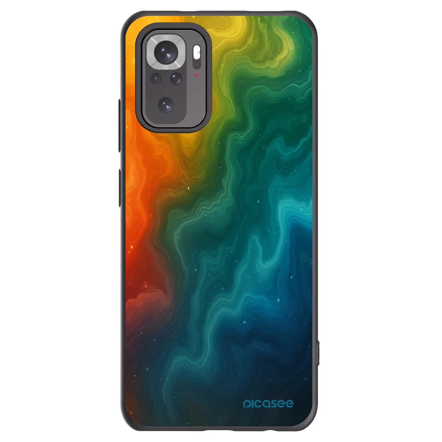 Picasee husă neagră din silicon pentru Xiaomi Redmi Note 10S - Solar