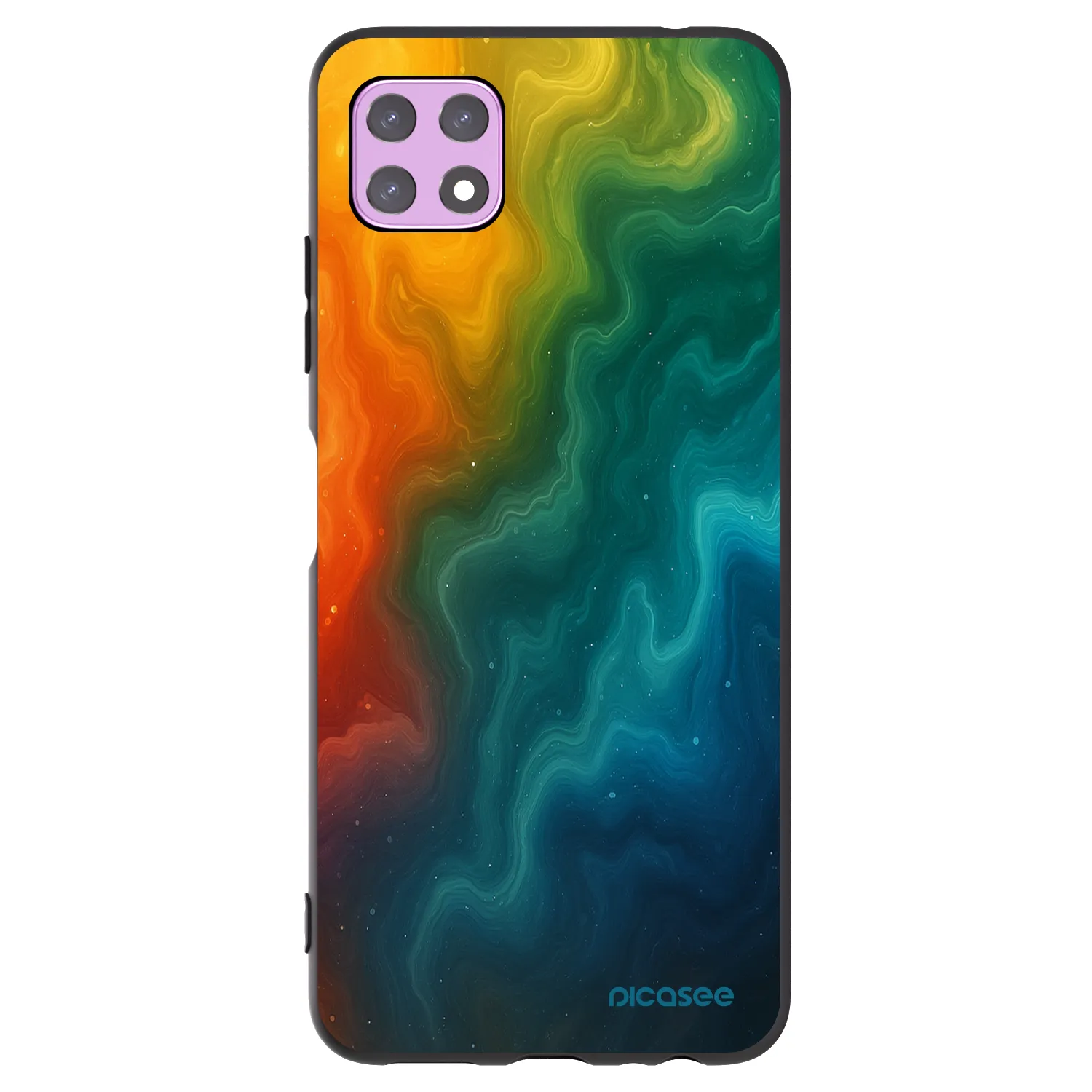Picasee husă neagră din silicon pentru Samsung Galaxy A22 A226B 5G - Solar