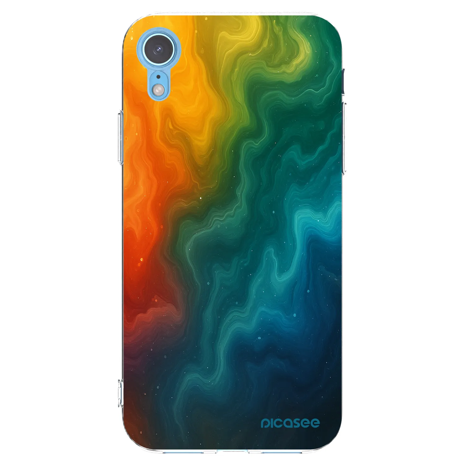 Picasee husă transparentă din silicon pentru Apple iPhone XR - Solar
