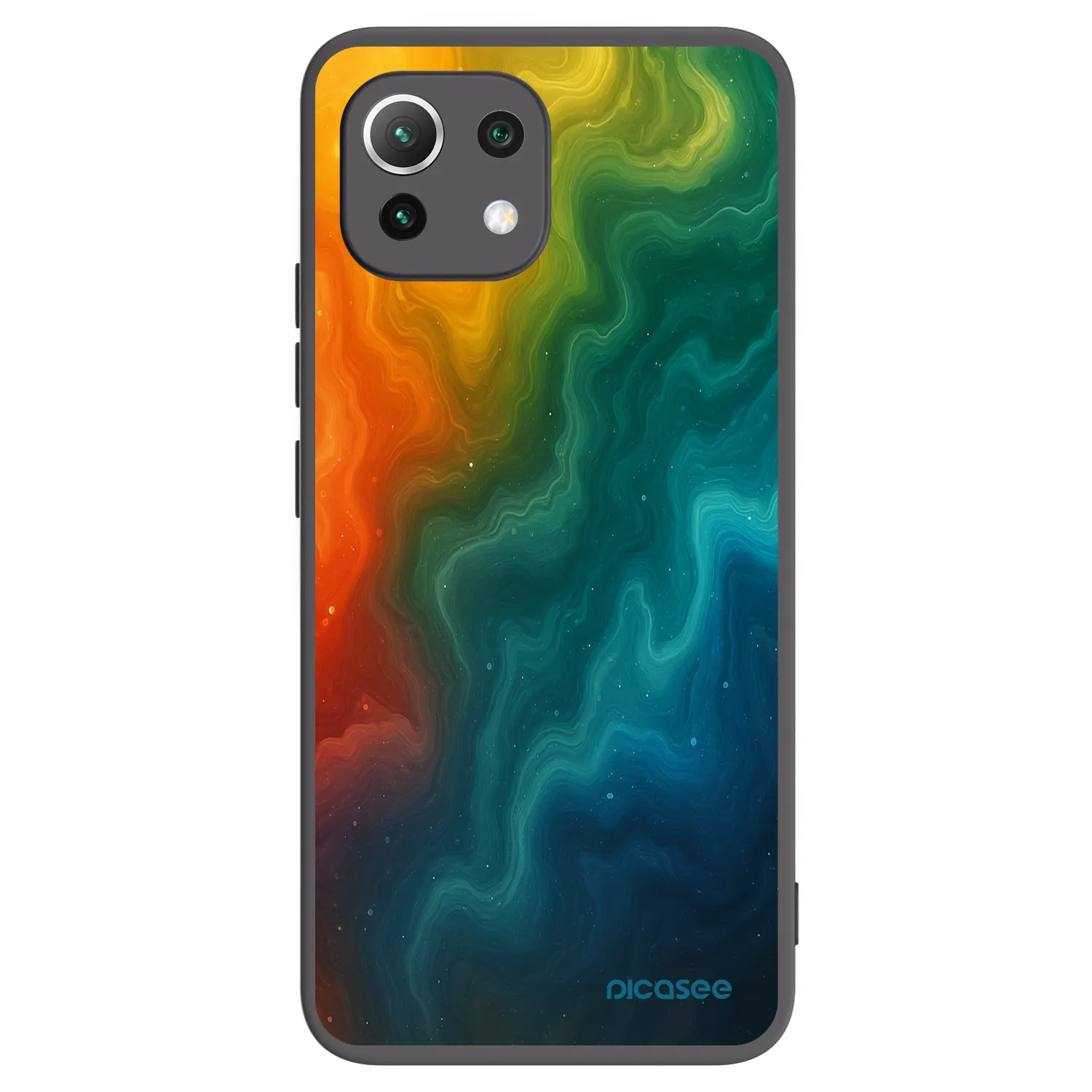 Picasee husă neagră din silicon pentru Xiaomi 11 Lite 5G NE - Solar