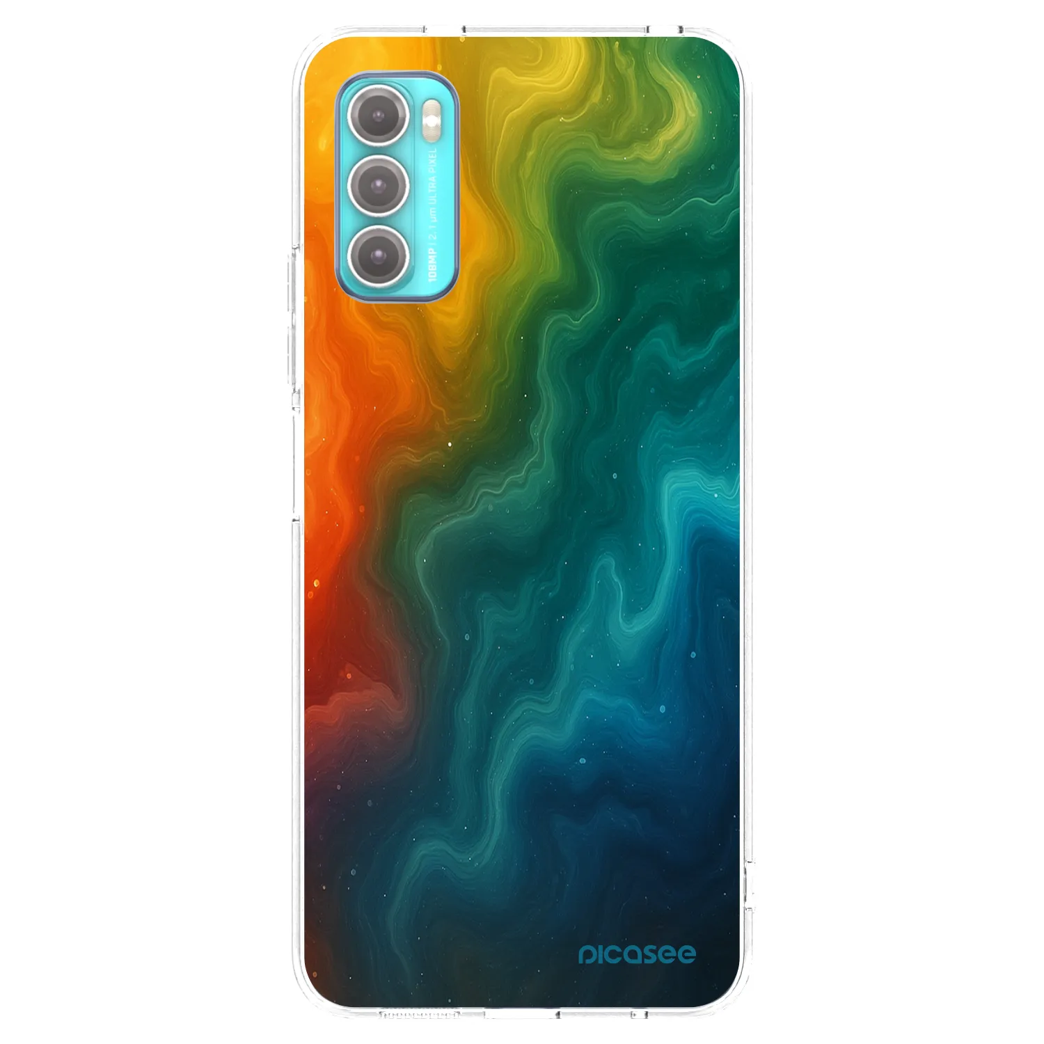 Picasee husă transparentă din silicon pentru Motorola Moto G60 - Solar