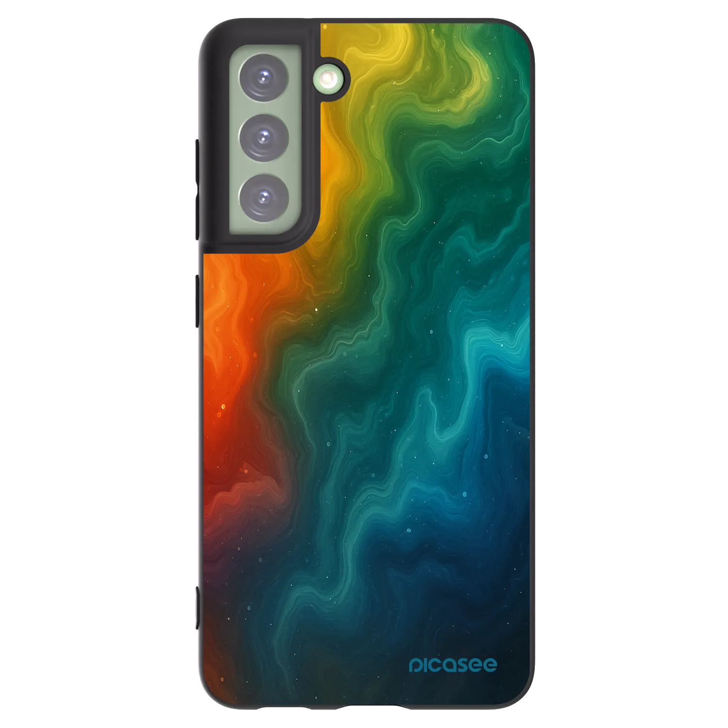 Picasee husă neagră din silicon pentru Samsung Galaxy S21 FE 5G - Solar