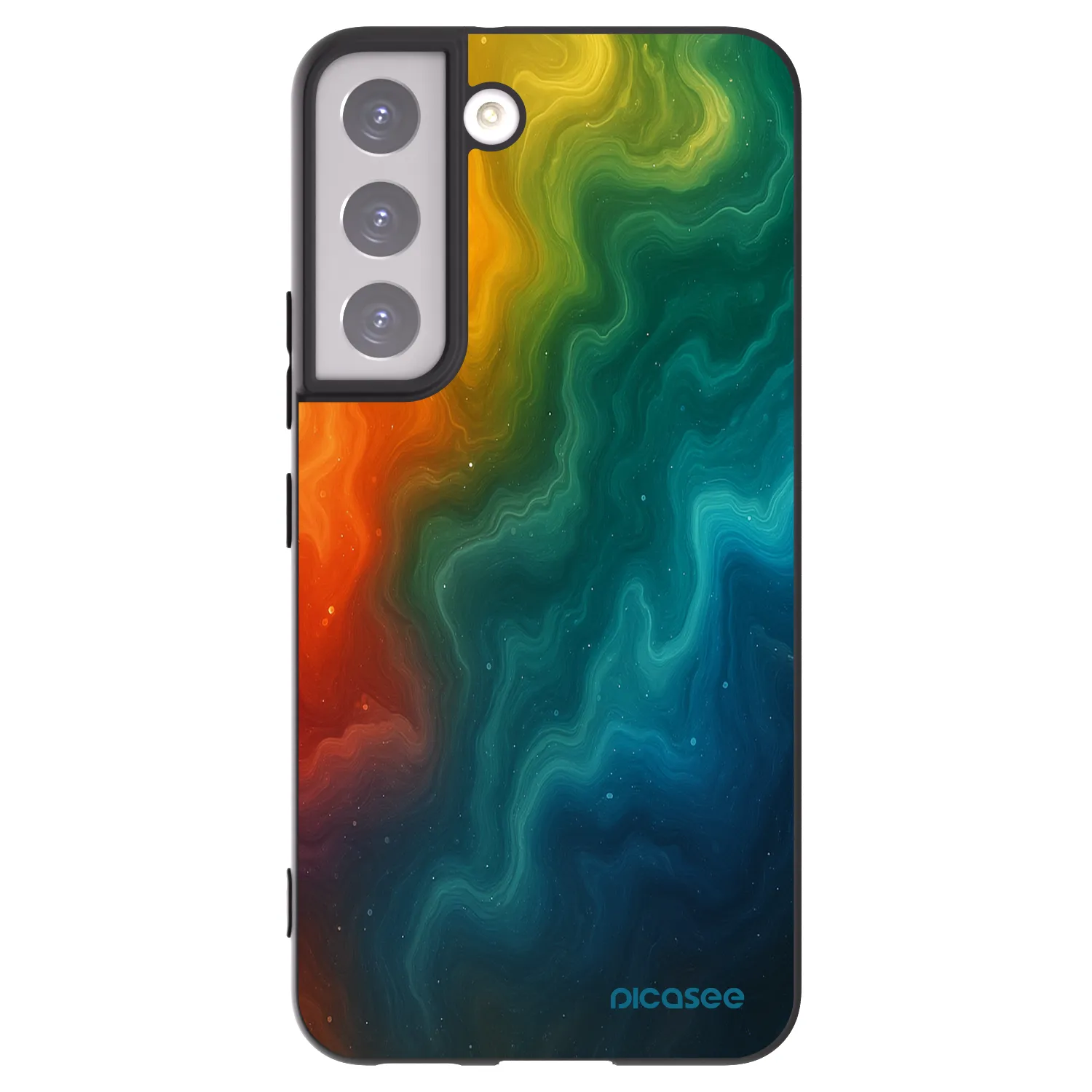 Picasee husă neagră din silicon pentru Samsung Galaxy S22 5G - Solar
