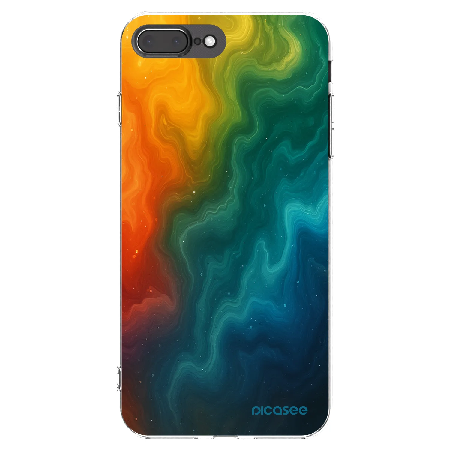 Picasee husă transparentă din silicon pentru Apple iPhone 7 Plus - Solar