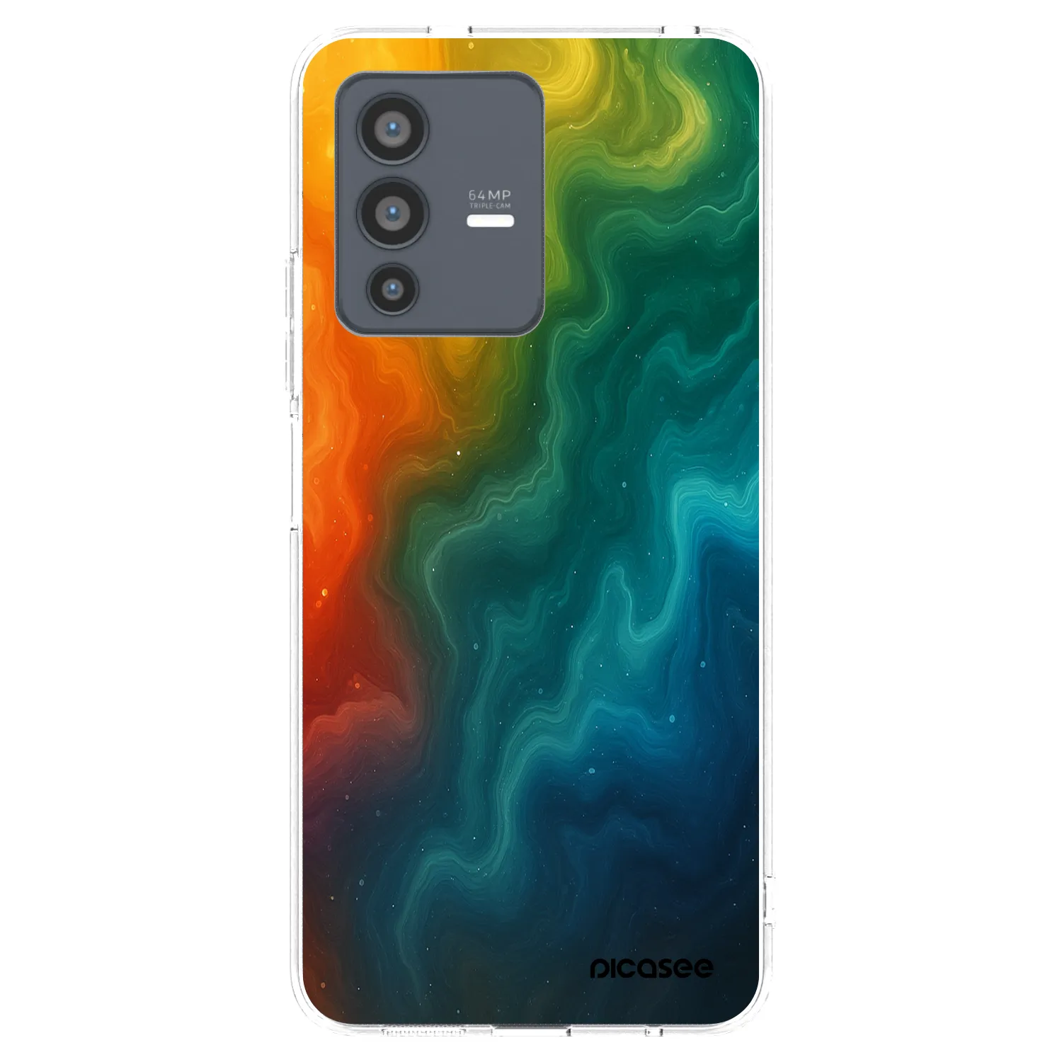 Picasee husă transparentă din silicon pentru Vivo V23 5G - Solar