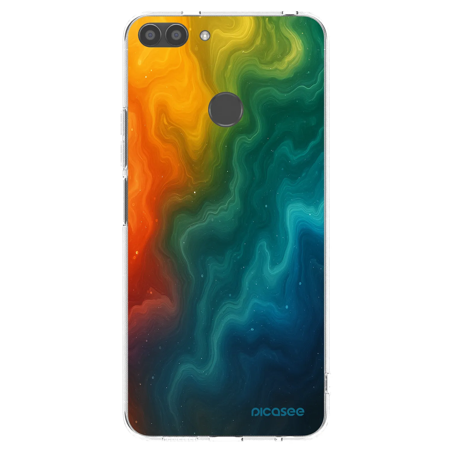 Picasee husă transparentă din silicon pentru Huawei P Smart - Solar