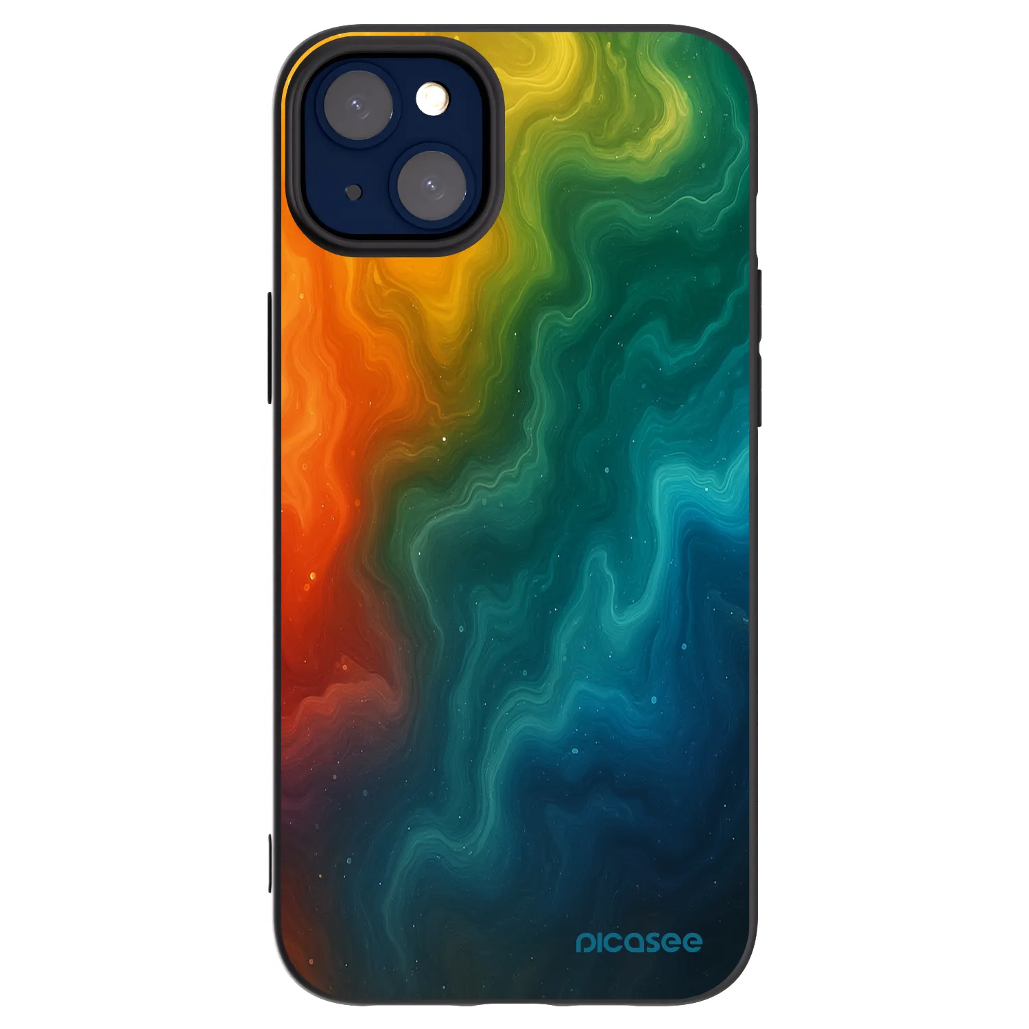 Picasee husă neagră din silicon pentru Apple iPhone 14 Plus - Solar