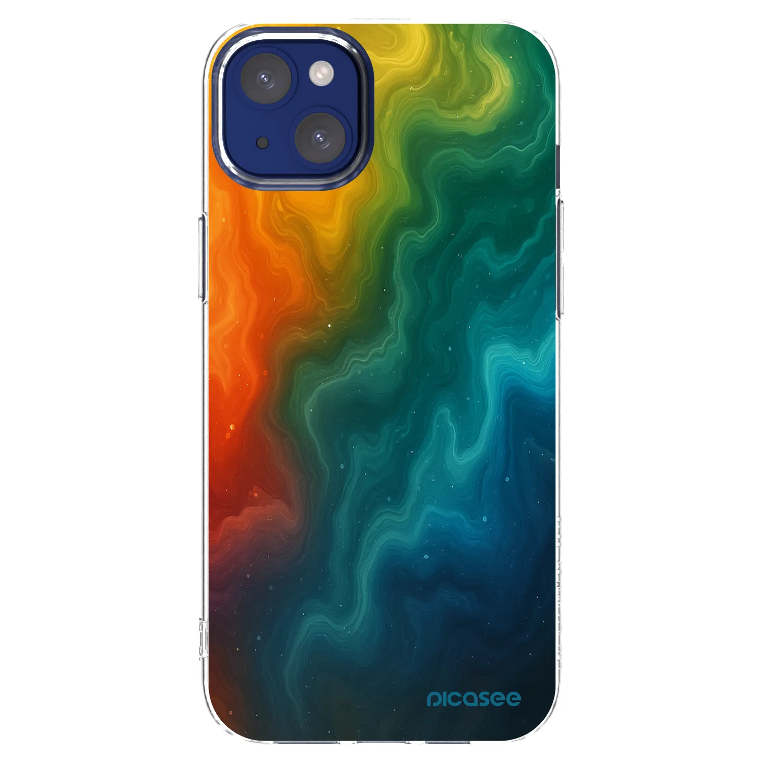 Picasee husă transparentă din silicon pentru Apple iPhone 14 Plus - Solar