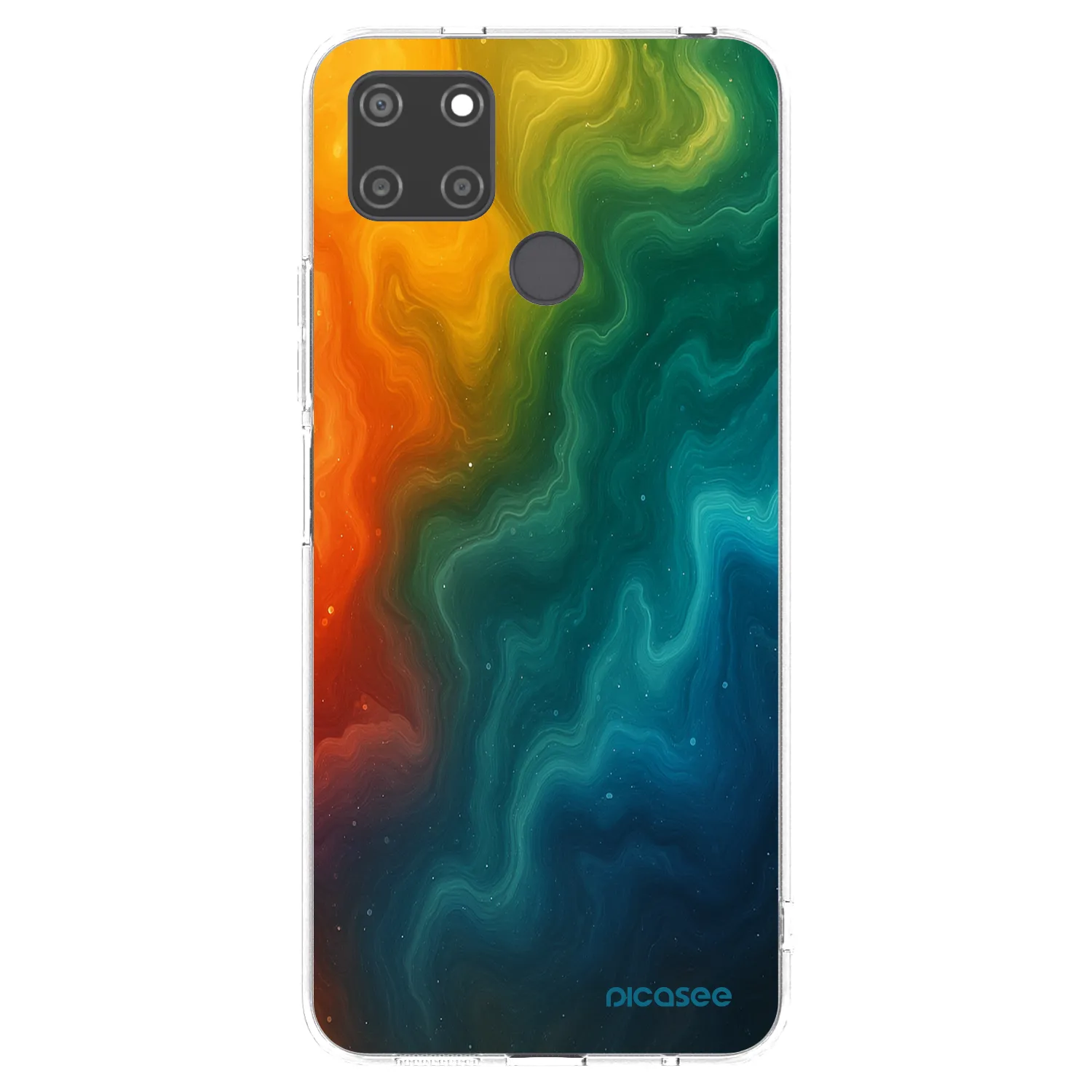 Picasee husă transparentă din silicon pentru Realme C21Y - Solar