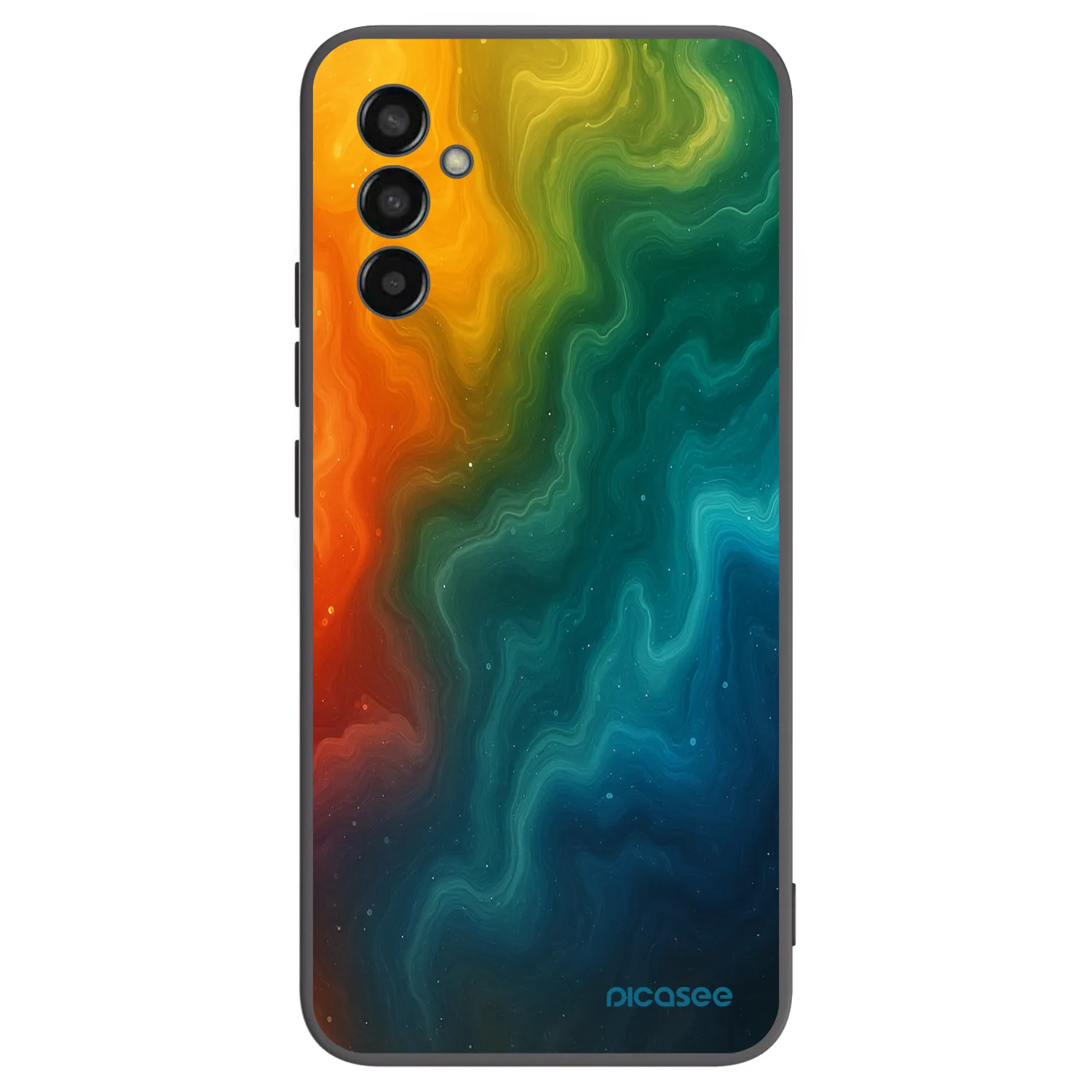 Picasee husă neagră din silicon pentru Samsung Galaxy M13 M135F - Solar