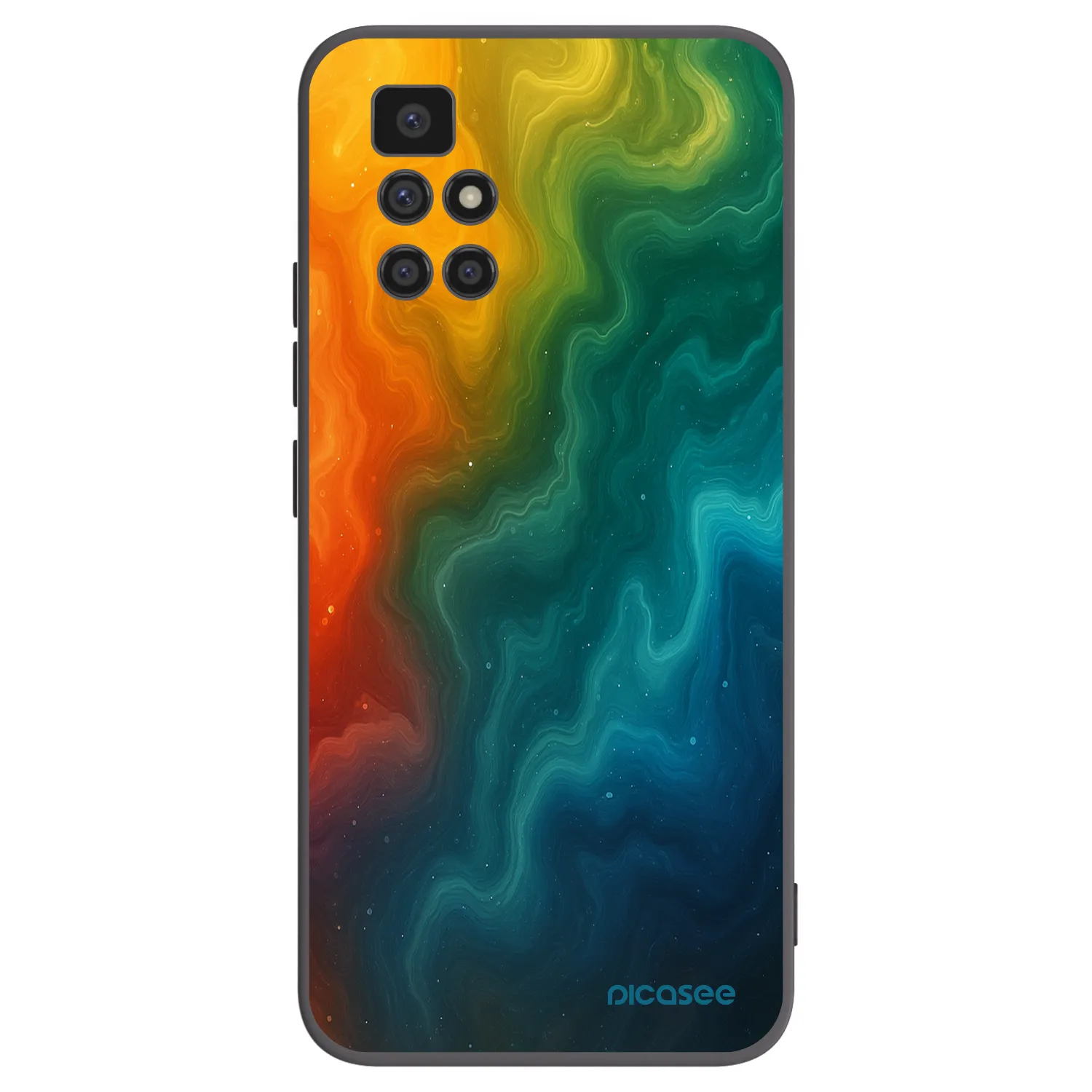 Picasee husă neagră din silicon pentru Xiaomi Redmi 10 (2022) - Solar