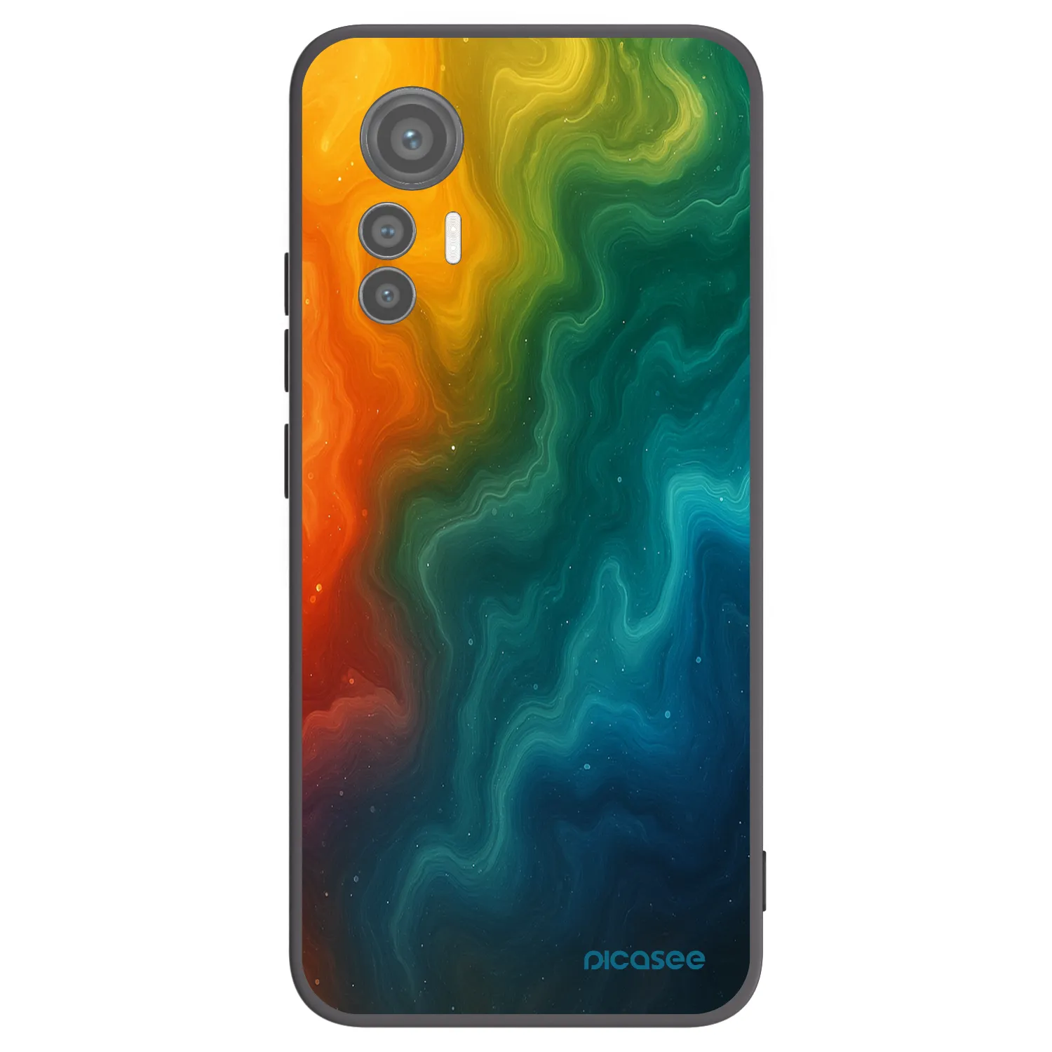 Picasee husă neagră din silicon pentru Xiaomi 12 Lite - Solar