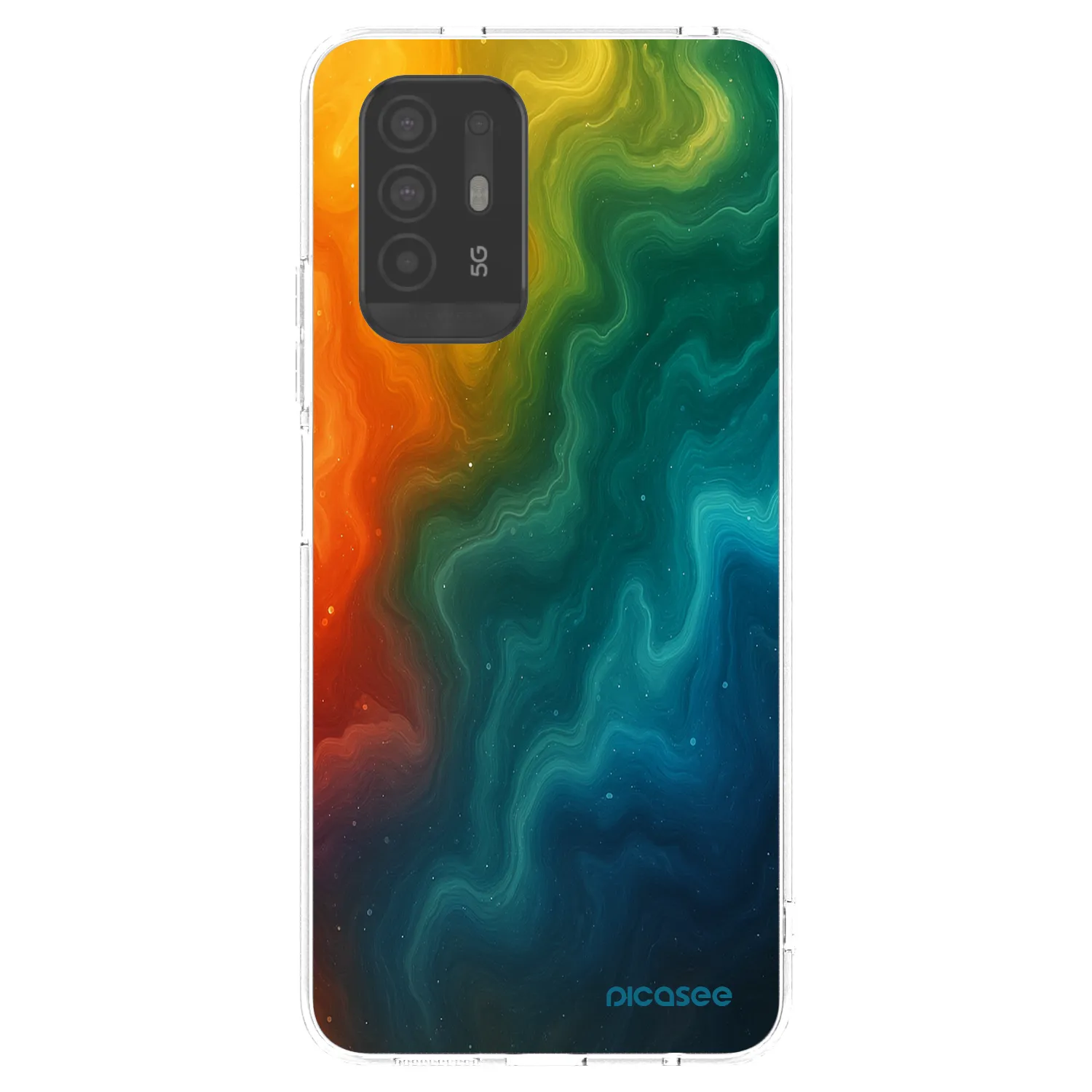 Picasee husă transparentă din silicon pentru OPPO A94 5G - Solar