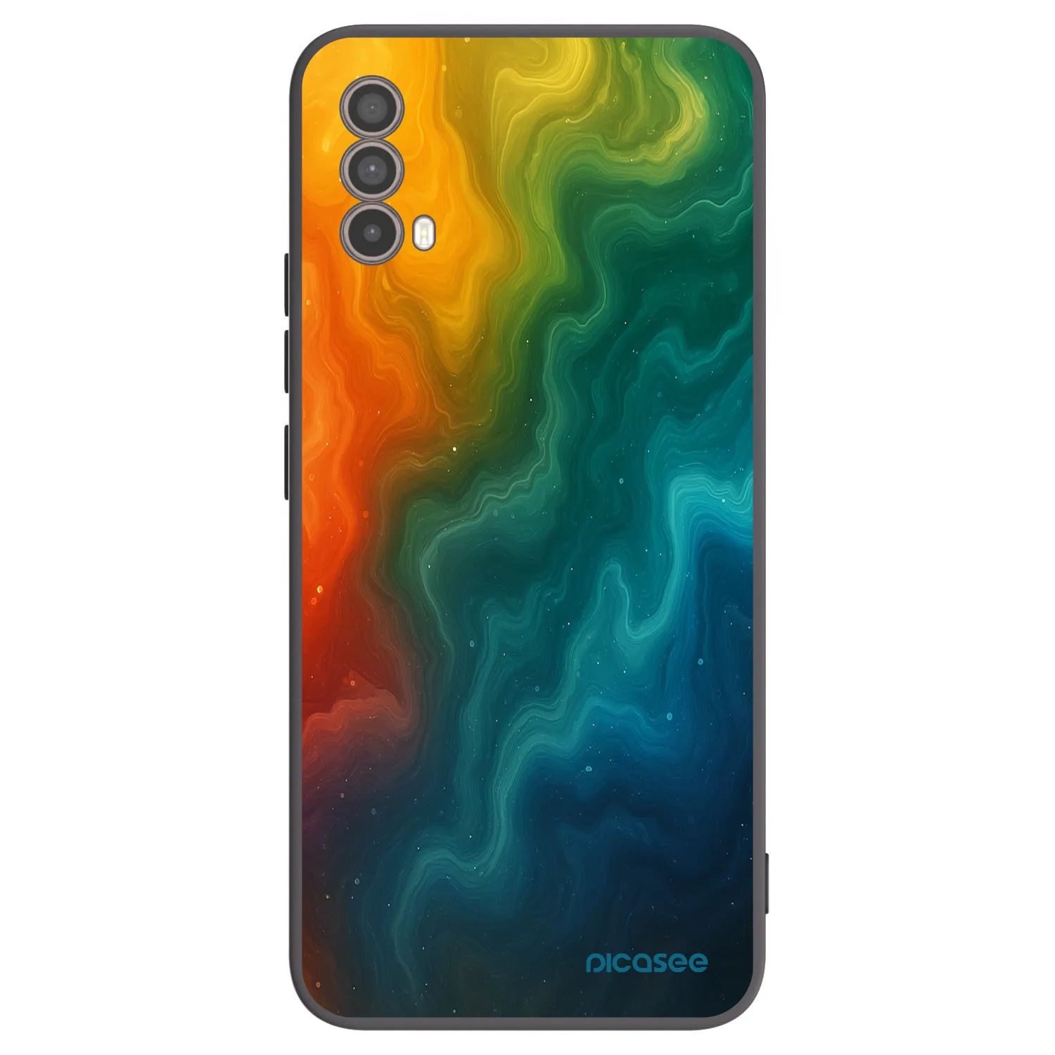 Picasee husă neagră din silicon pentru Motorola Moto E40 - Solar