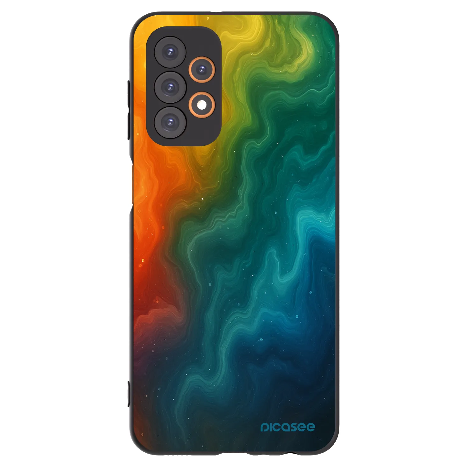 Picasee husă neagră din silicon pentru Samsung Galaxy A23 A236B 5G - Solar