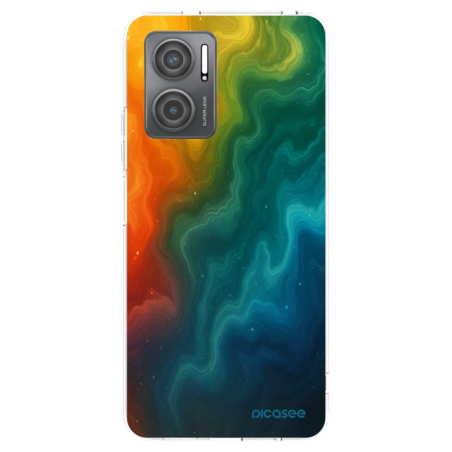 Picasee husă transparentă din silicon pentru Xiaomi Redmi 10 5G - Solar