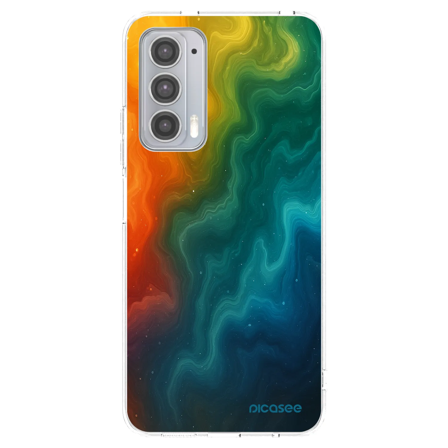 Picasee husă transparentă din silicon pentru Motorola Edge 20 - Solar