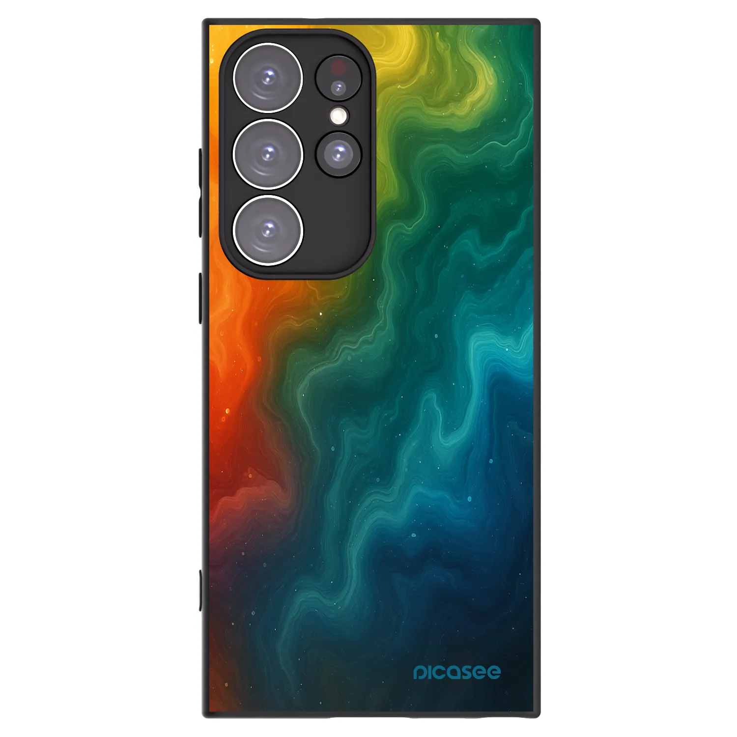 Picasee husă neagră din silicon pentru Samsung Galaxy S23 Ultra 5G - Solar