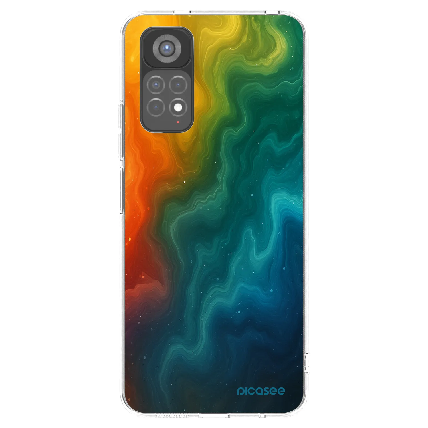 Picasee husă transparentă din silicon pentru Xiaomi Redmi Note 11S 5G - Solar
