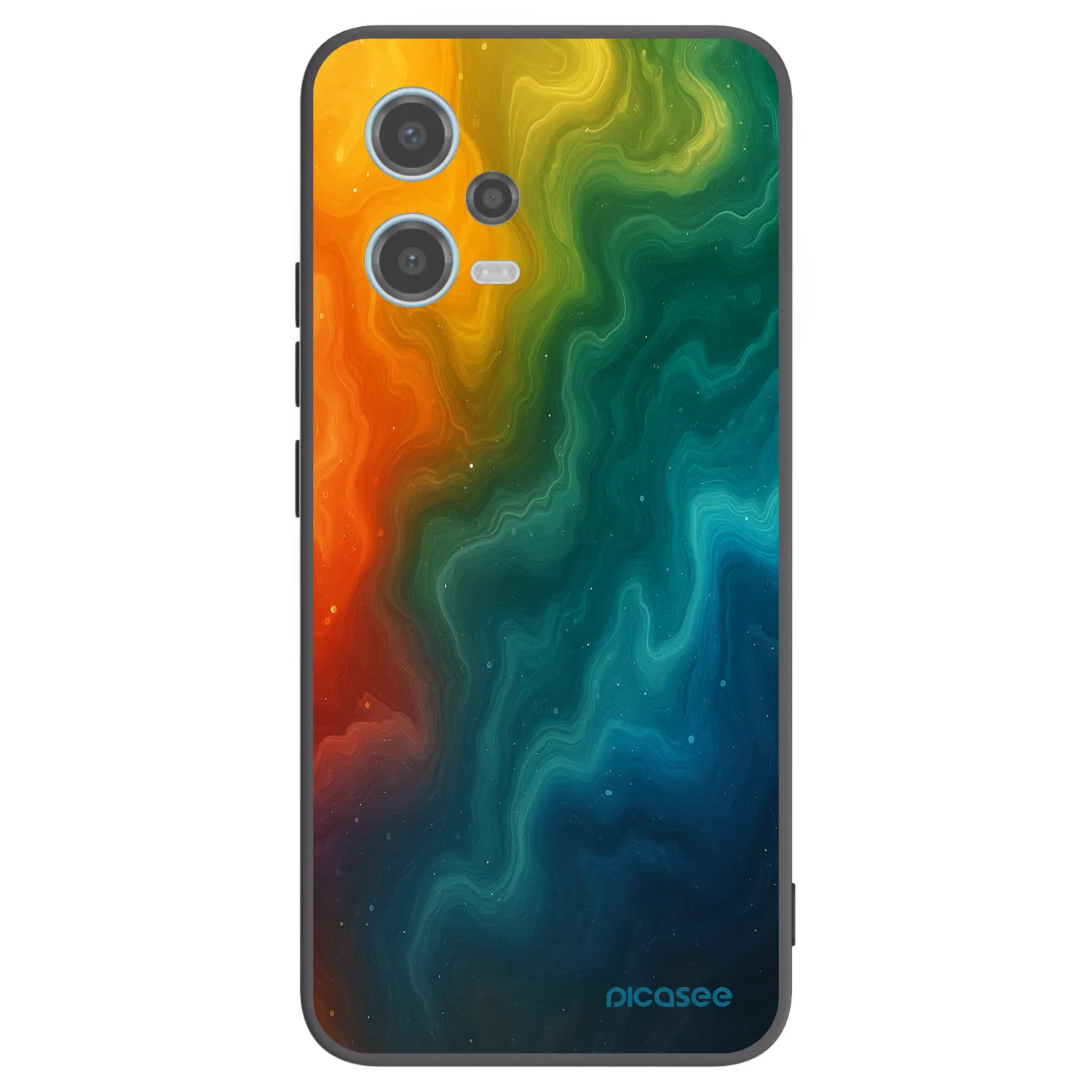 Picasee husă neagră din silicon pentru Xiaomi Redmi Note 12 5G - Solar