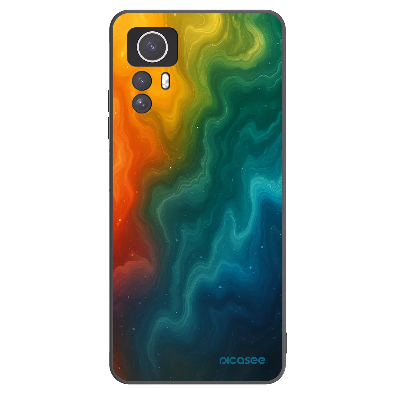 Picasee husă neagră din silicon pentru Xiaomi Redmi Note 12S - Solar